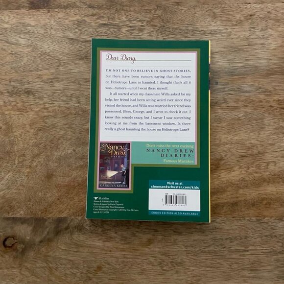 5/$20 NEW Nancy Drew Diaries #16 THE HAUNTING on HELIOTROPE LANE Book - Picture 3 of 4